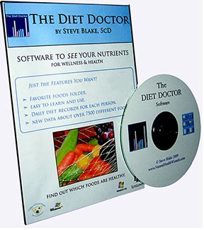 The Diet Doctor, software for analyzing nutrition in diets by Steve Blake 